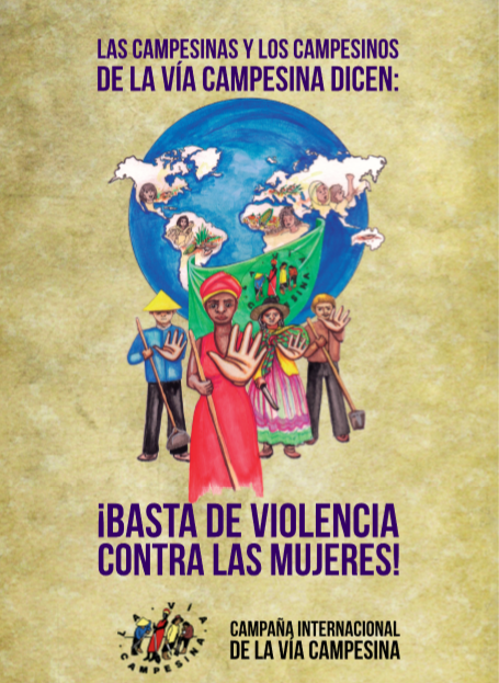 La Vía Campesina dice Ni una menos: ¡Basta de violencia contra las mujeres!